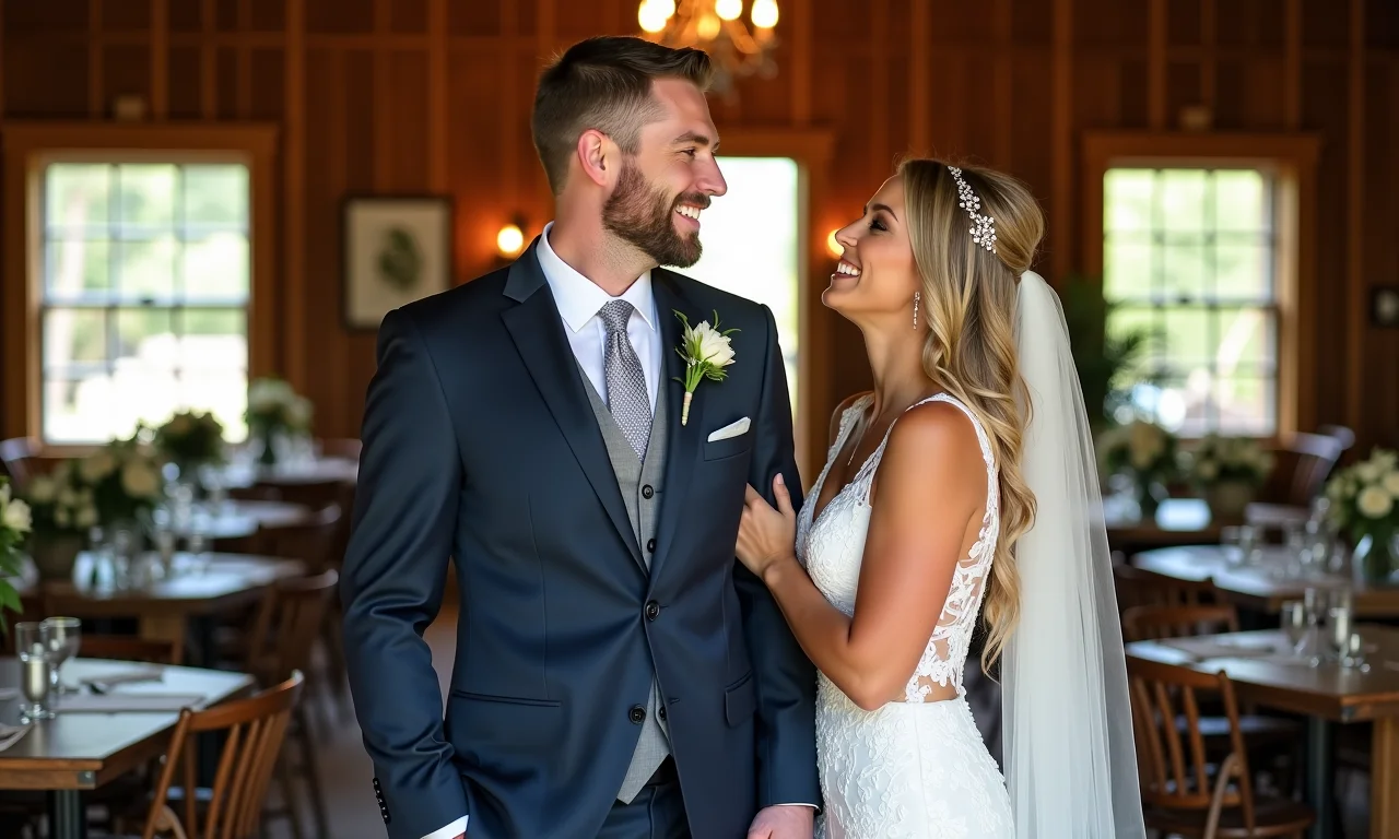 Local pequeno e charmoso para casamento, com decoração acolhedora e luz natural.