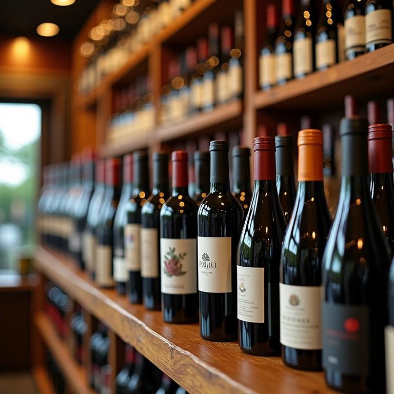 Loja de vinhos de qualidade.