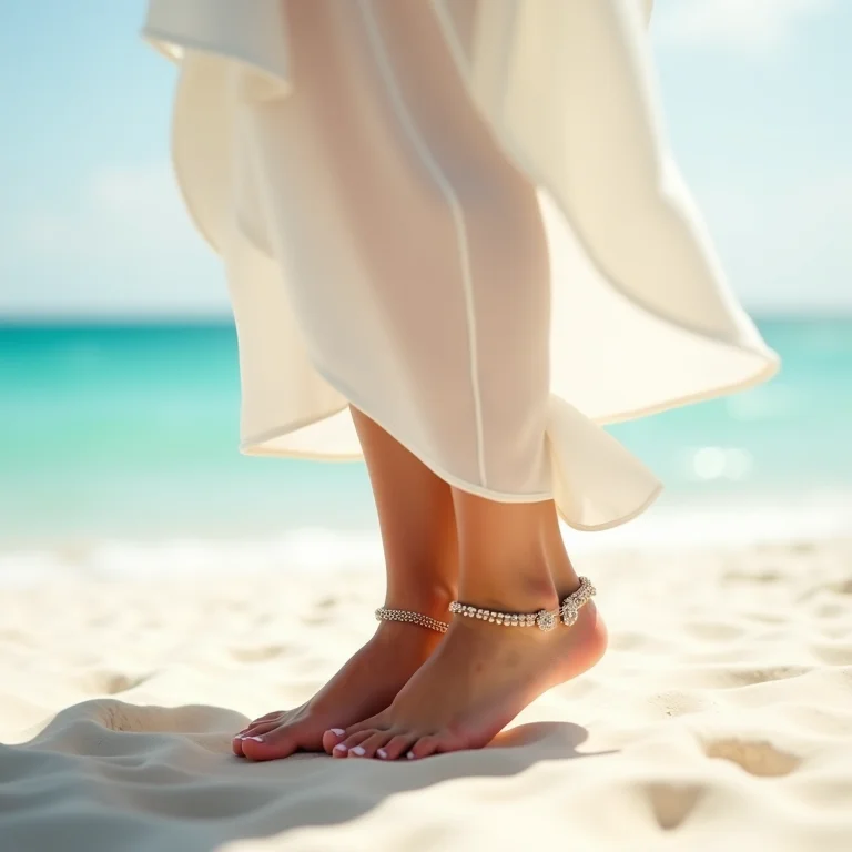 Noiva descalça na areia em casamento em José Ignacio