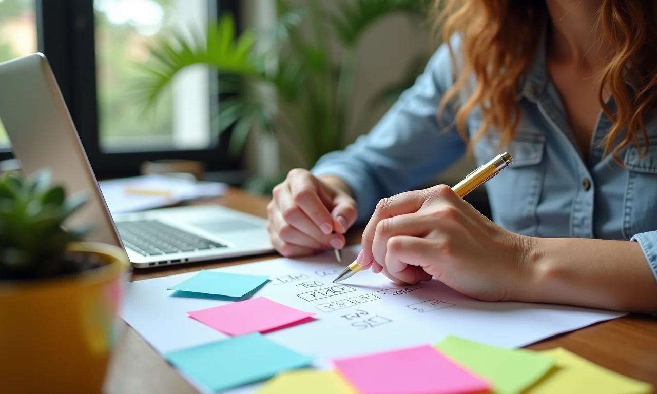 Noiva organizando os preparativos da despedida de solteira.