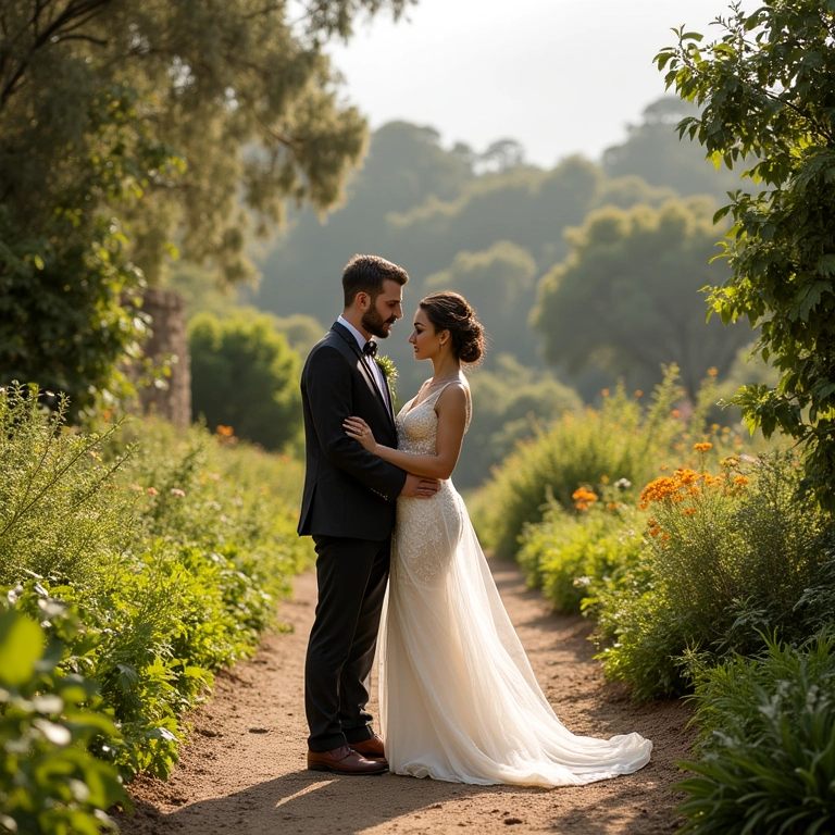 Opções de locais para casamento ao ar livre: jardim, fazenda, praia.