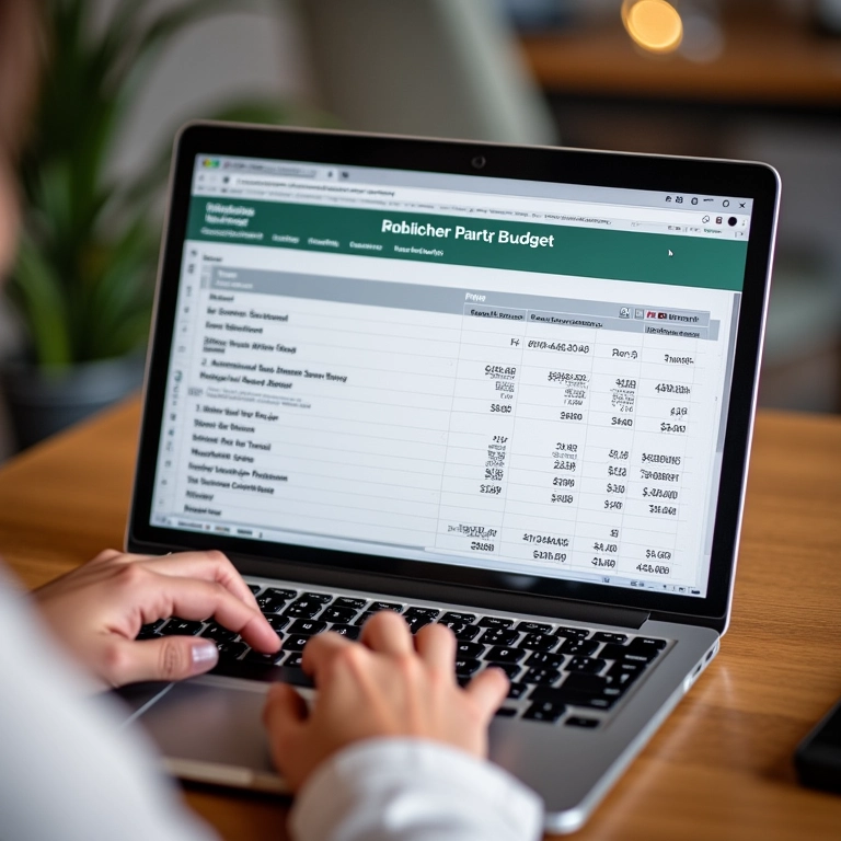 Planilha de gastos da despedida de solteira