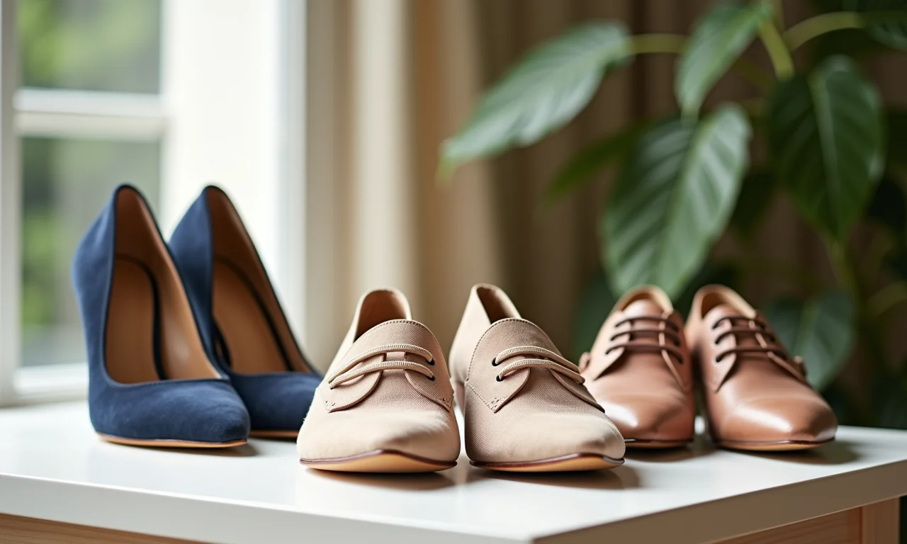 Tabela com guia rápido do sapato ideal para madrinhas.