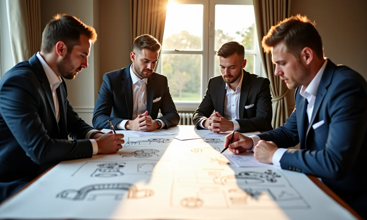 Tabela de ideias para fotos criativas no making of.