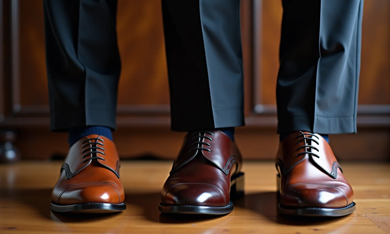 Tipos de sapatos de noivo: Oxford, mocassim e bota social.