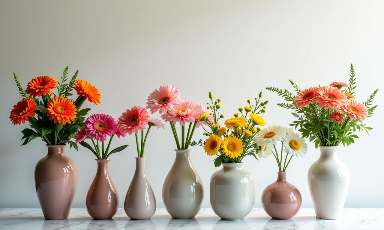 Vasos ideais para cada tipo de flor.